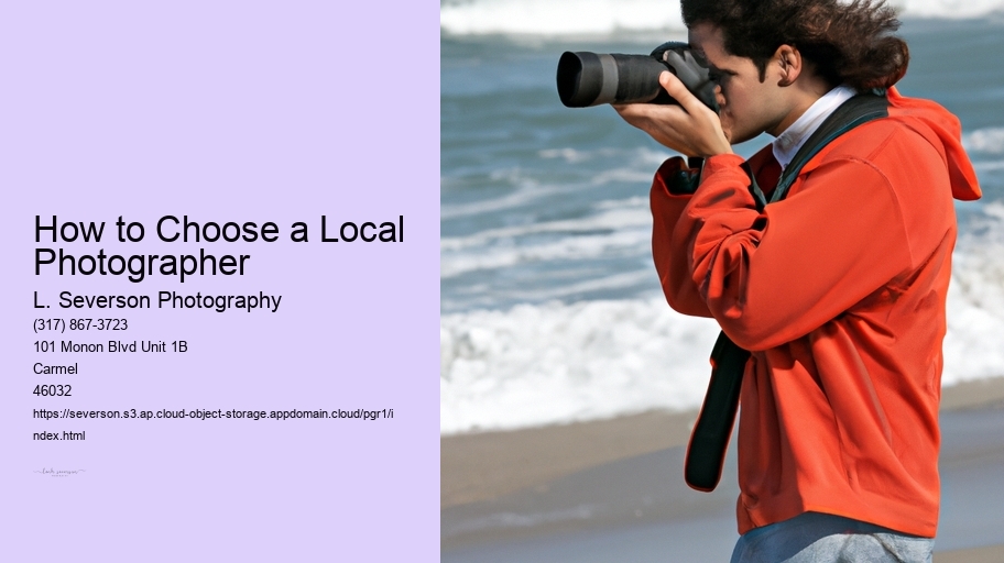 How to Choose a Local Photographer